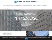 Tablet Screenshot of cbf.com.pl